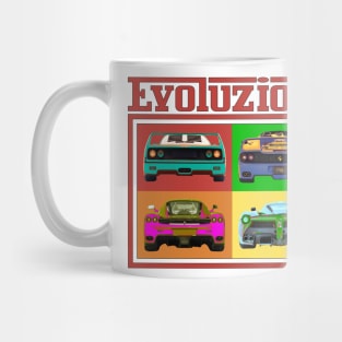 Ferrari Pop Art Evolution Mug